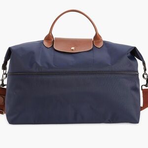 Longchamp Le Pliage Original Expandable Travel Nylon Weekender